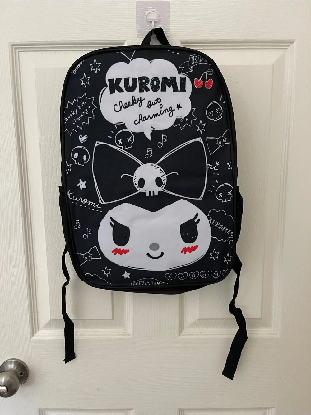 💜 Kuromi Kids Black Character Backpack, lunch bag & pencil case